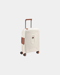 Walizka kabinowa z recyklingu Delsey Moncey Slim 55 cm z nadrukiem - Angora