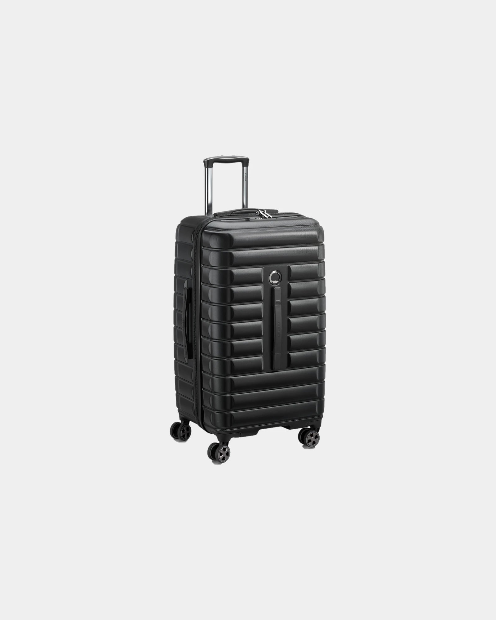 Walizka Delsey Shadow 5.0 z polikarbonatu 74,5 cm z nadrukiem - Czarny
