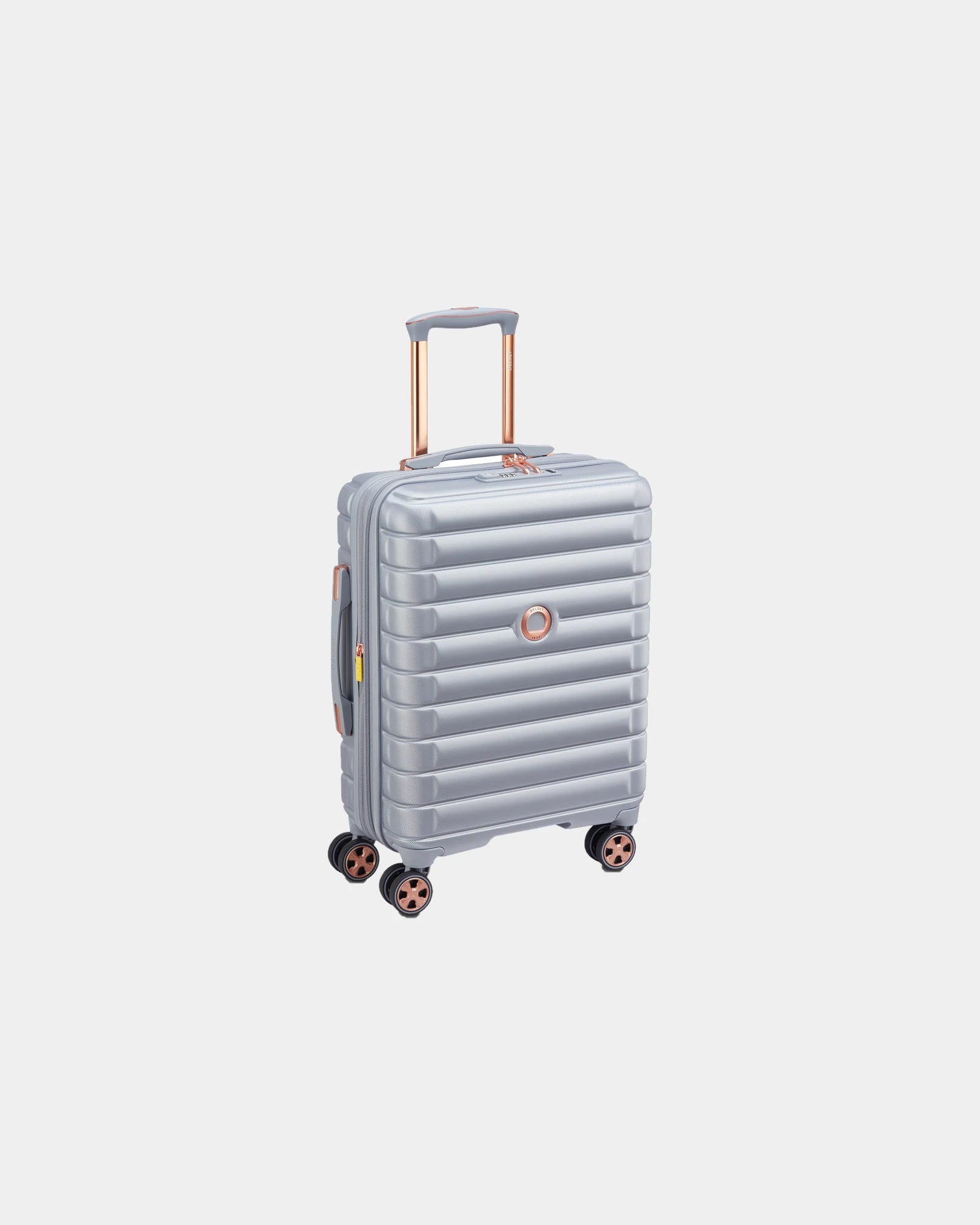 Walizka kabinowa z poliwęglanu Delsey Shadow 5.0 56 cm z nadrukiem - Platinium