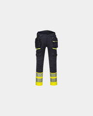Spodnie robocze Holster DX4 Hi-Vis Klasa 1 z nadrukiem - Żółto-czarny