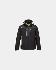Parka zimowa rozciągliwa DX4 z nadrukiem - Czarny-błękitny