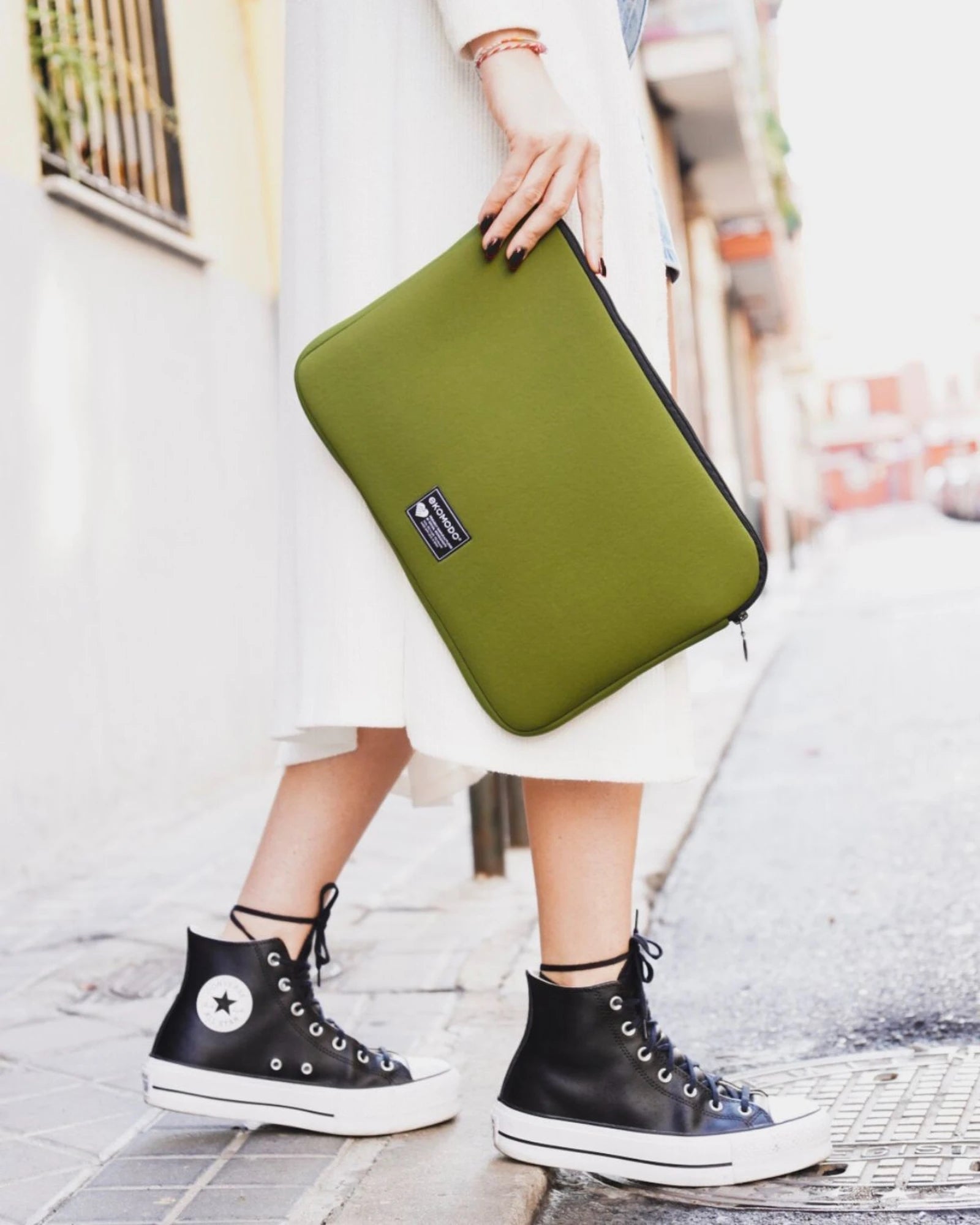 Etui na laptopa z recyklingu Ekomodo Apar 13" z nadrukiem