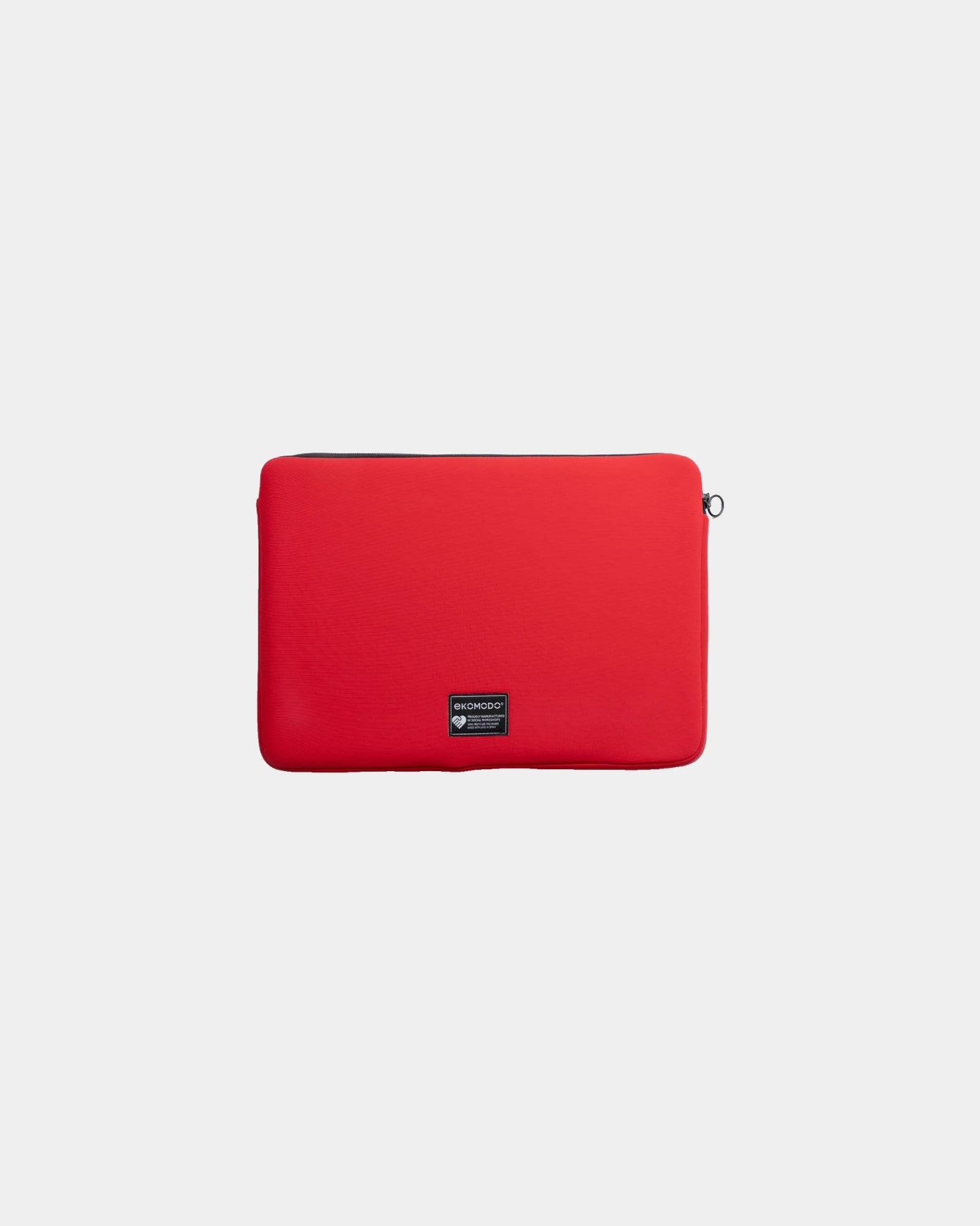 Etui na laptopa z recyklingu Ekomodo Apar 13" z nadrukiem - Czerwony