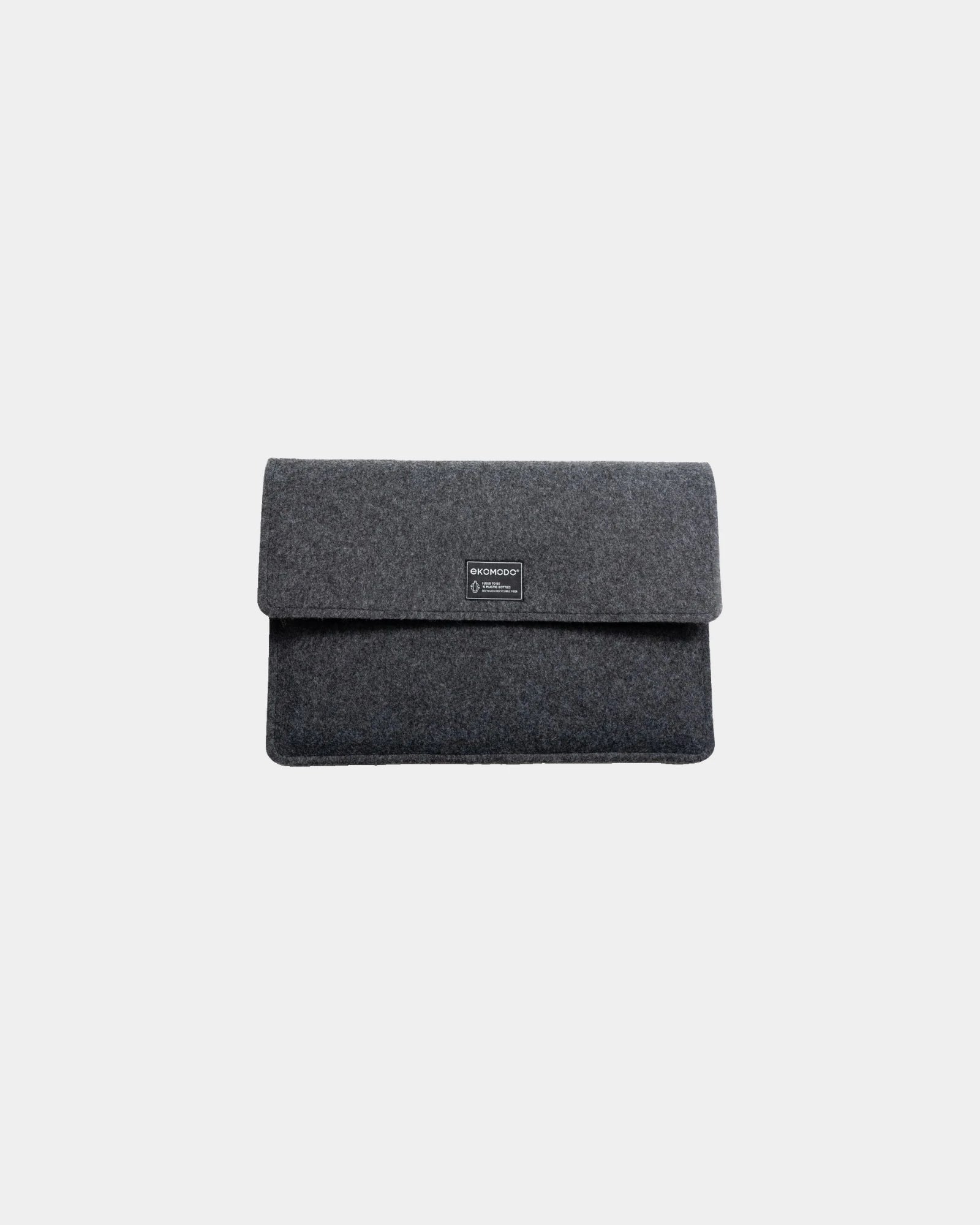 Etui na laptopa Ekomodo Lapatx z recyklingu 13" z nadrukiem - Ciemnoszary