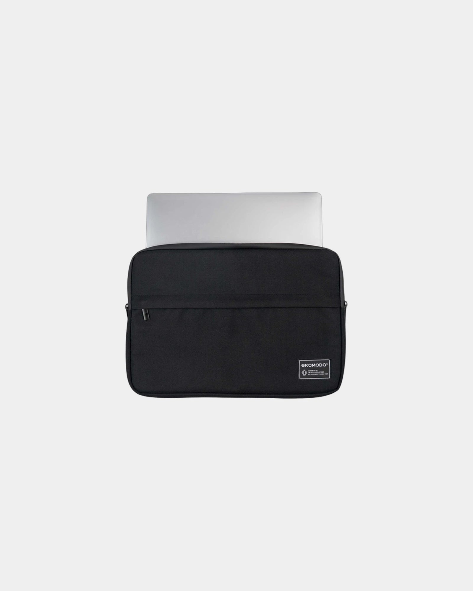 Etui na laptopa z poliestru z recyklingu Ekomodo Lehor 13" z haftem - 2