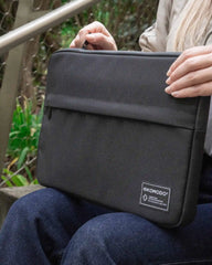 Etui na laptopa z poliestru z recyklingu Ekomodo Lehor 13" z haftem - 4