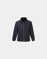 Bluza polarowa dwukolorowa City 440 g z nadrukiem - Granatowy