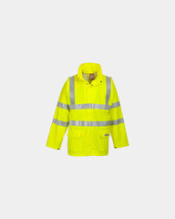 Kurtka przeciwdeszczowa HiVis FR Sealtex z nadrukiem - Żółty