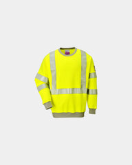 Bluza robocza o wysokiej widoczności z nadrukiem - Żółty