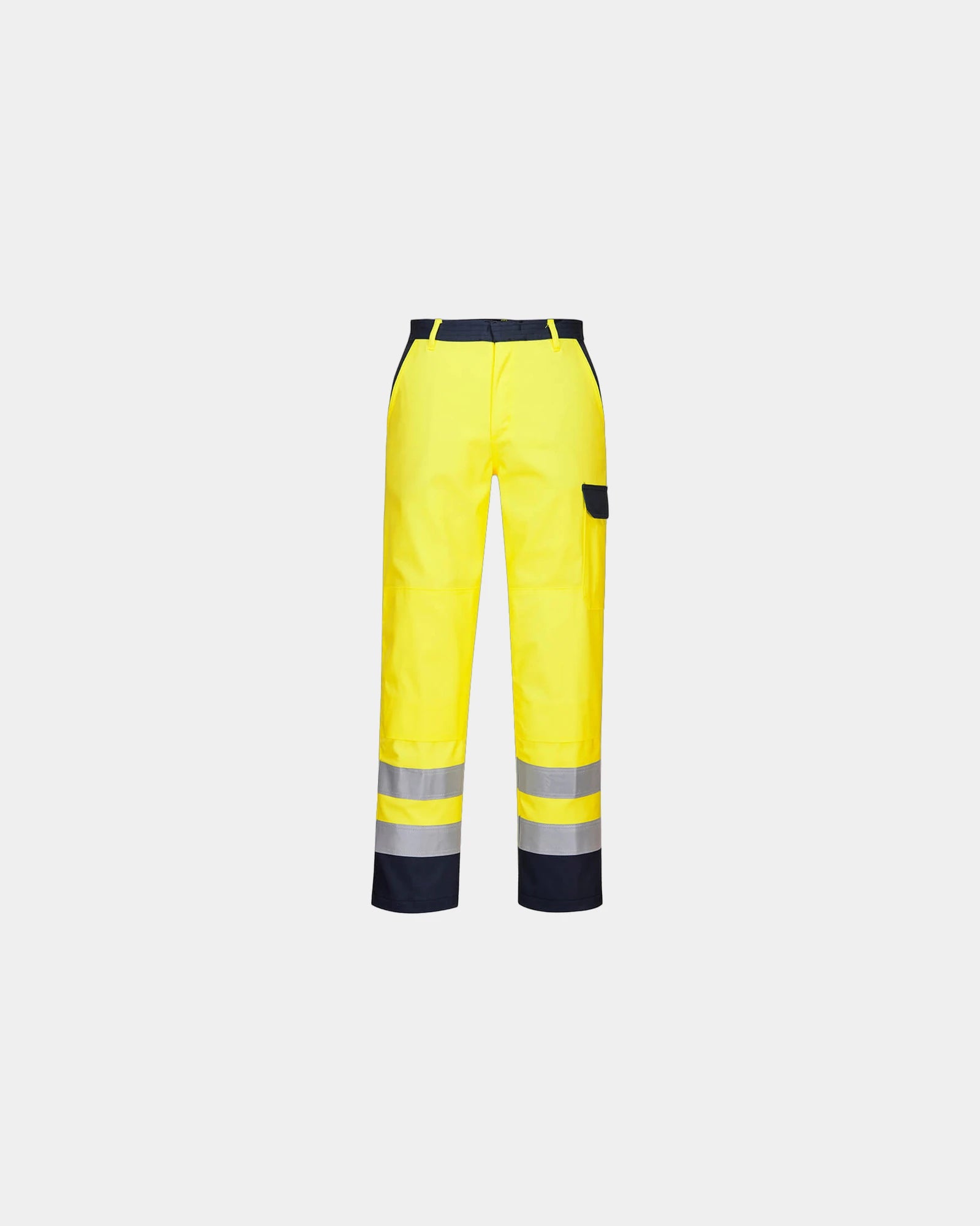 Spodnie robocze Hi-Vis dwukolorowe Bizflame Pro z nadrukiem - Żółty