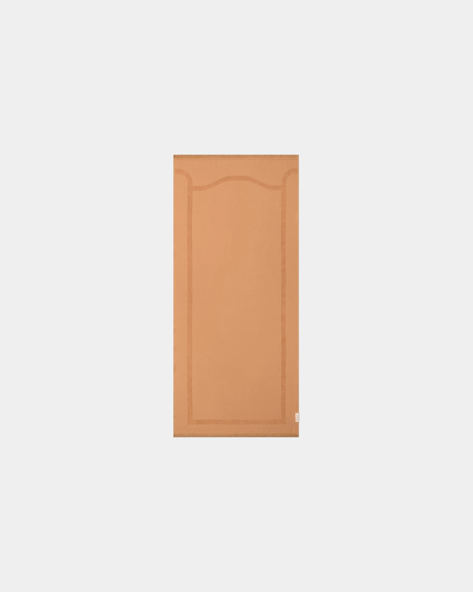 Ręcznik plażowy fouta dwumateriałowy 90x200 La Serviette Paris z nadrukiem - Spalony piasek