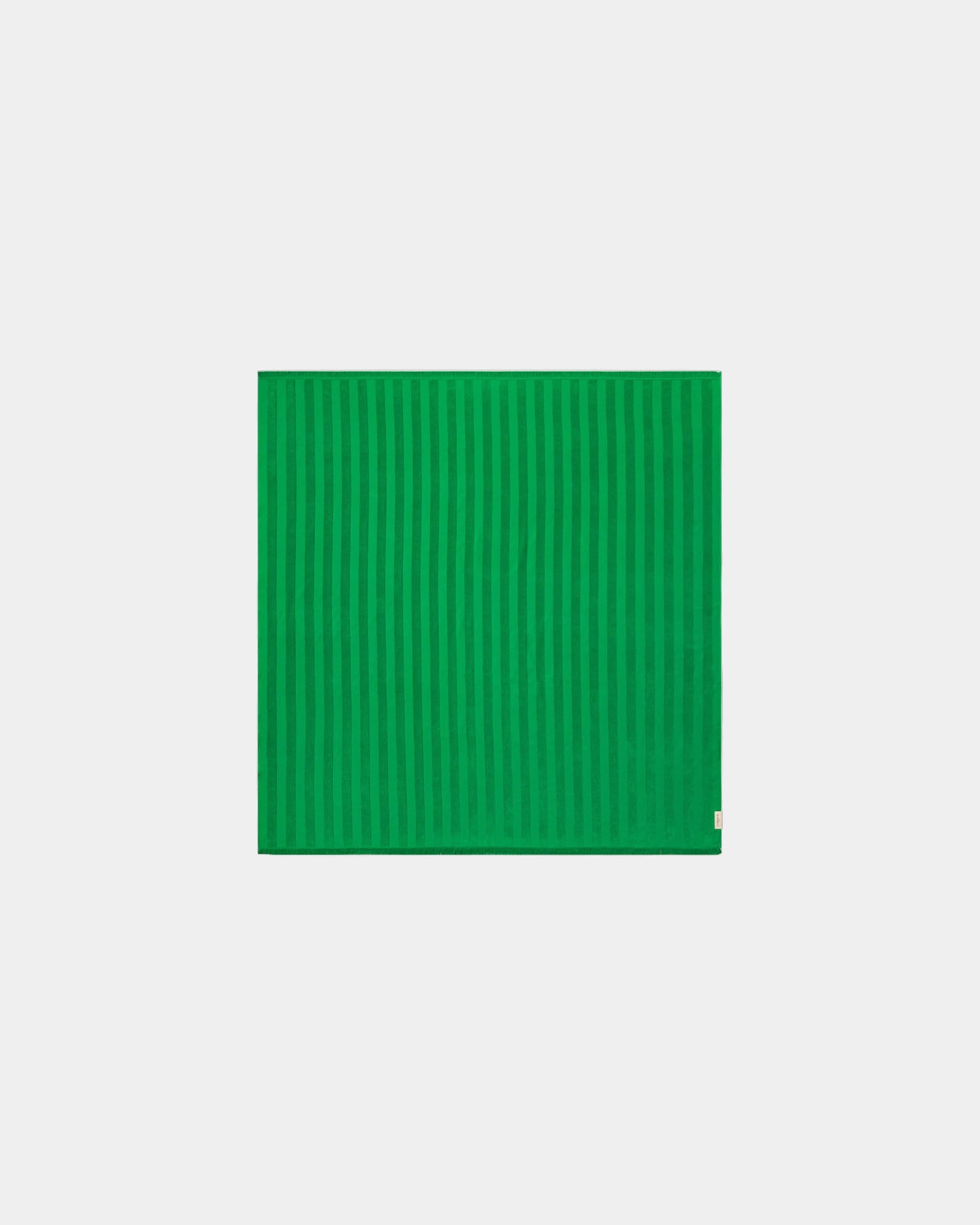 Ręcznik plażowy fouta dwumateriałowy XL 200x200 La Serviette Paris z nadrukiem - Zielony Pomela