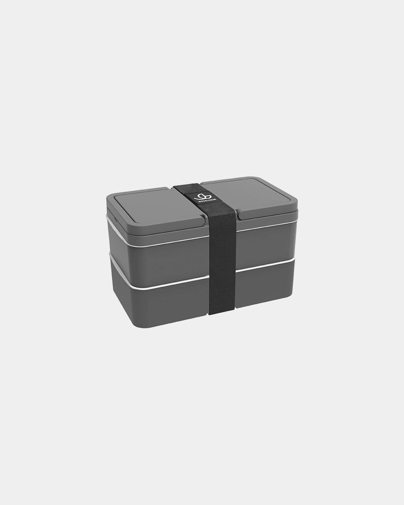 Lunchbox 2 komory Goodjour z plastiku z recyklingu z nadrukiem - 9