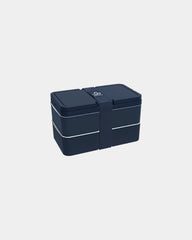 Lunchbox 2 komory Goodjour z plastiku z recyklingu z nadrukiem - 1