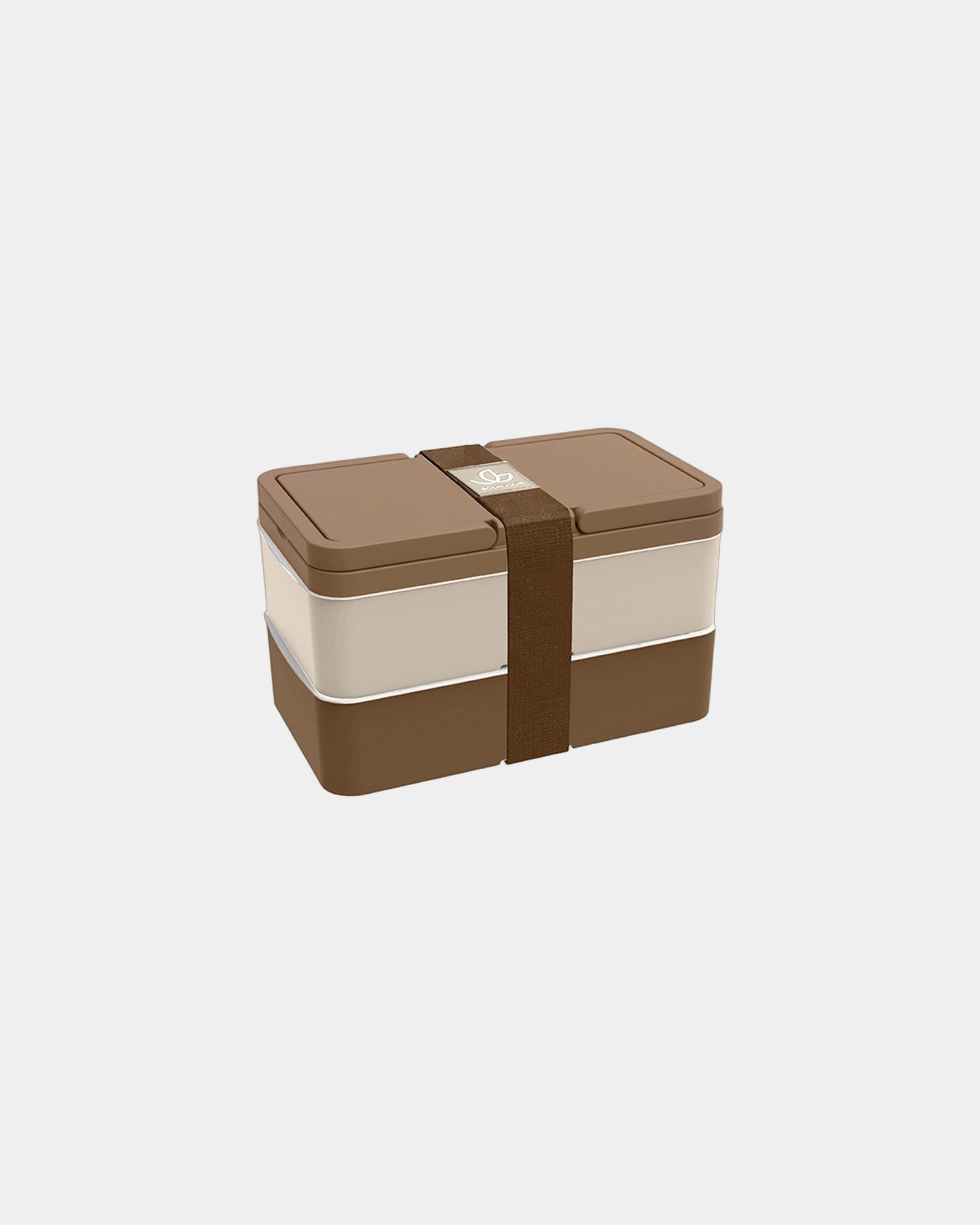 Lunchbox 2 komory Goodjour z plastiku z recyklingu z nadrukiem - 17