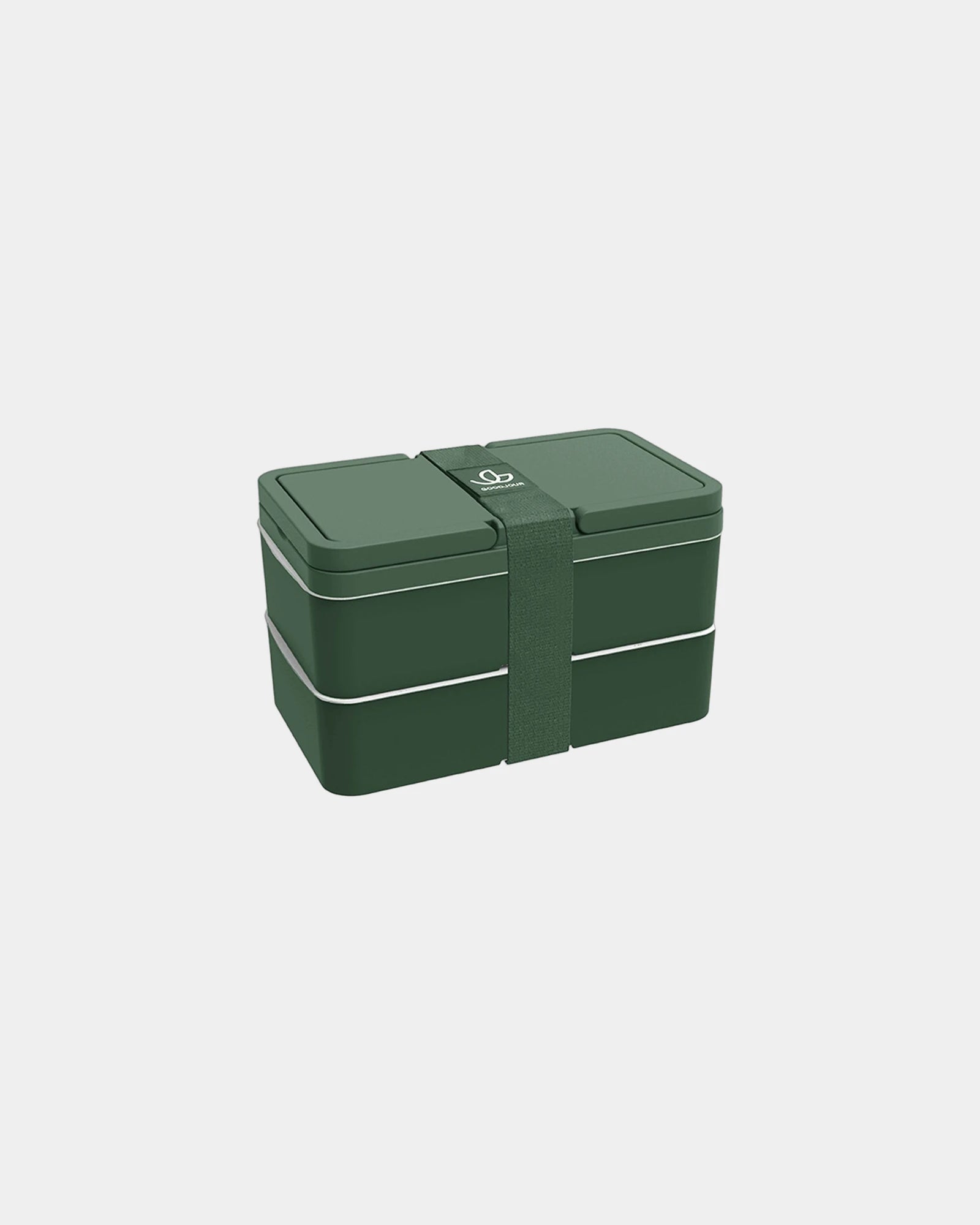 Lunchbox 2 komory Goodjour z plastiku z recyklingu z nadrukiem - 13