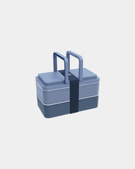 Lunchbox 2 komory Goodjour z plastiku z recyklingu z nadrukiem - 25