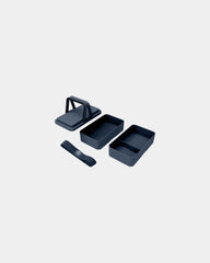 Lunchbox 2 komory Goodjour z plastiku z recyklingu z nadrukiem - 2