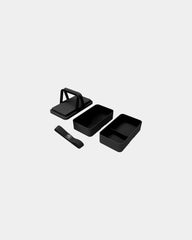 Lunchbox 2 komory Goodjour z plastiku z recyklingu z nadrukiem - 6