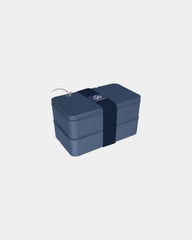 Lunchbox Goodjour z plastiku z recyklingu, 2 komory, z nadrukiem - 3