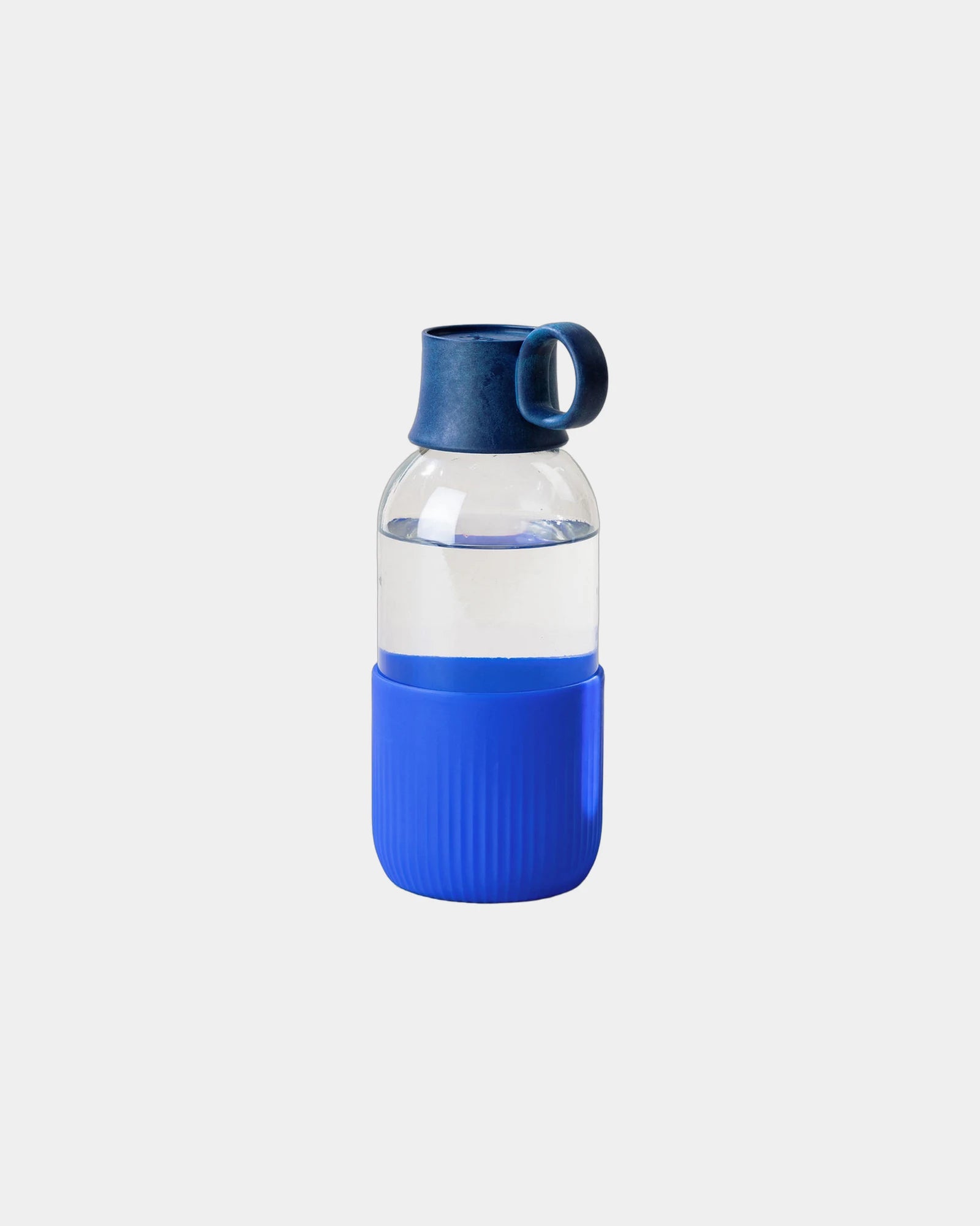Butelka Gobi Indoor ze szkła z recyklingu 500 ml z nadrukiem - Granatowy