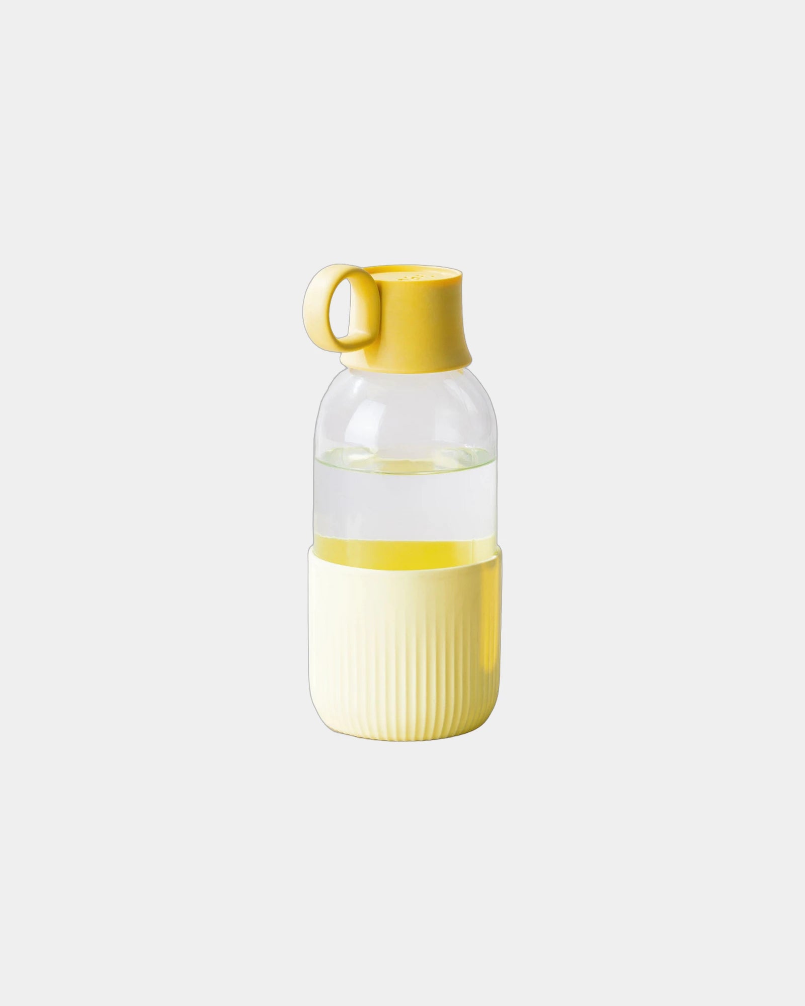Butelka Gobi Indoor ze szkła z recyklingu 500 ml z nadrukiem - Mimozowy żółty