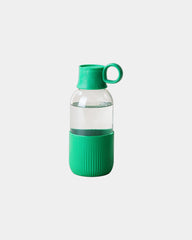 Butelka Gobi Indoor ze szkła z recyklingu 500 ml z nadrukiem - Leśna zieleń