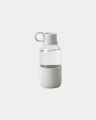 Butelka Gobi Indoor ze szkła z recyklingu 500 ml z nadrukiem - Kredowy greige