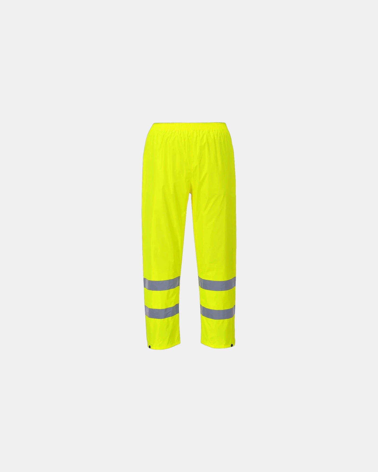 Spodnie przeciwdeszczowe Hi-Vis wodoodporne z nadrukiem - Żółty