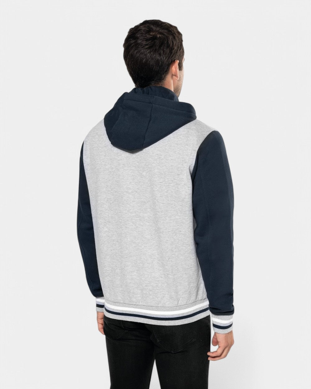 Kurtka Teddy unisex z kapturem z logo - 9