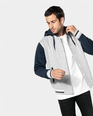 Kurtka Teddy unisex z kapturem z logo - 10