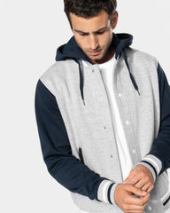 Kurtka Teddy unisex z kapturem z logo - 11