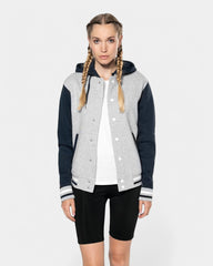 Kurtka Teddy unisex z kapturem z logo - 15