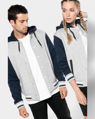 Kurtka Teddy unisex z kapturem z logo - 23