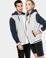 Kurtka Teddy unisex z kapturem z logo - 25