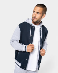 Kurtka Teddy unisex z kapturem z logo - 32