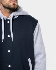 Kurtka Teddy unisex z kapturem z logo - 42