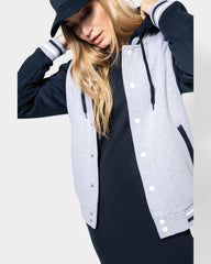 Kurtka Teddy unisex z kapturem z logo - 6