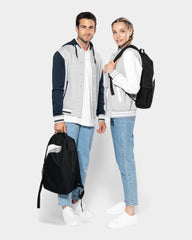 Kurtka Teddy unisex z kapturem z logo - 1