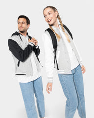 Kurtka Teddy unisex z kapturem z logo