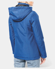 Damska parka z kapturem z logo - 6