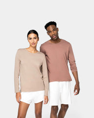 T-shirt unisex z długim rękawem z nadrukiem