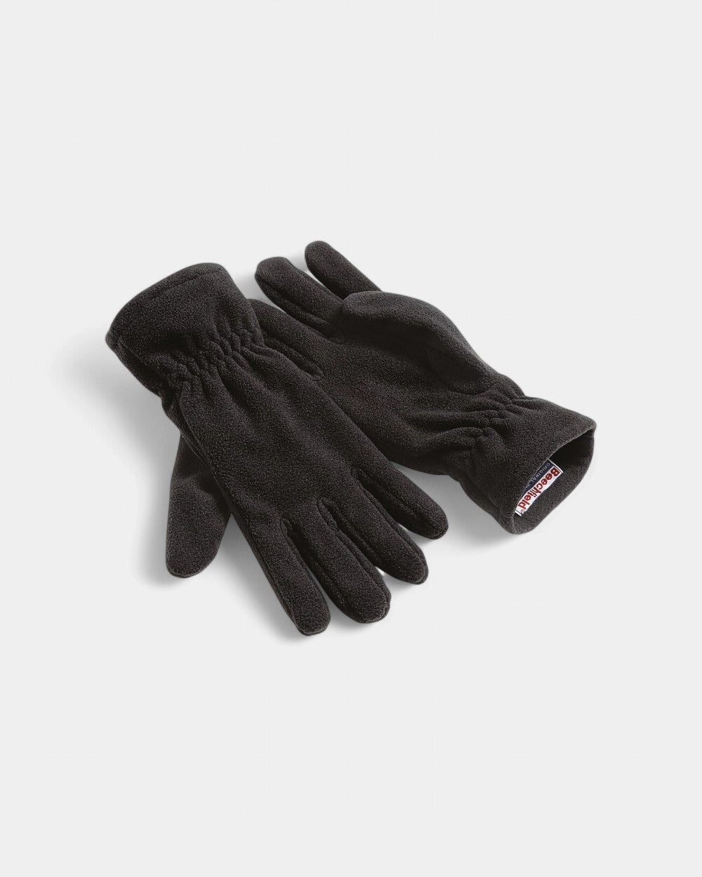 Rękawiczki softshell unisex z logo - Czarny