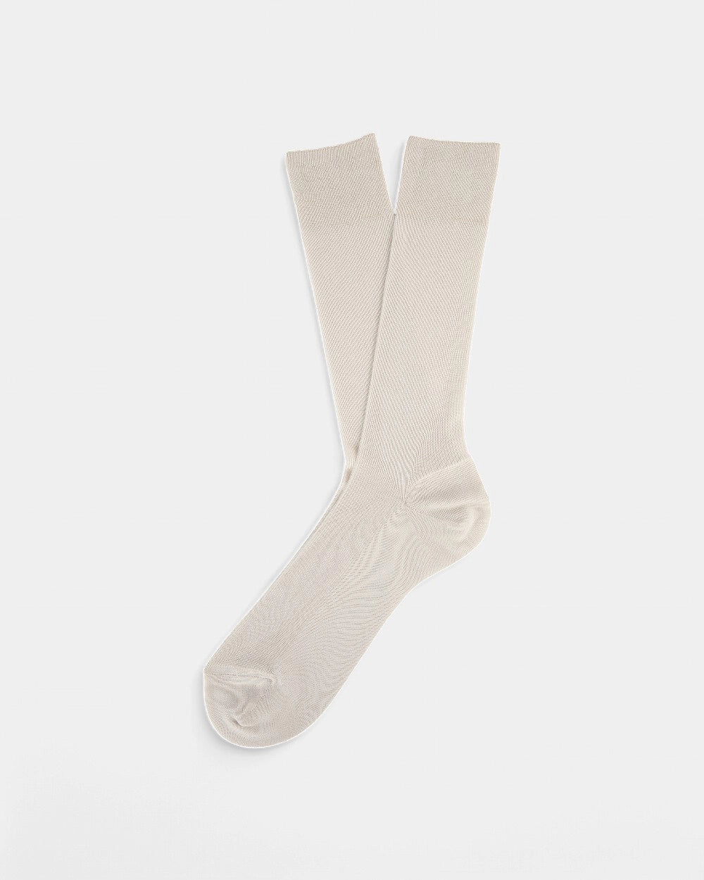 Ekologiczne skarpety unisex z logo - Ivory