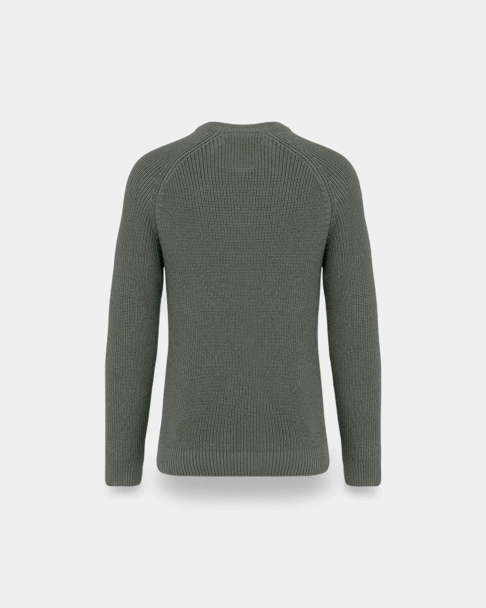 Ekologiczny męski sweter o grubym splocie z logo - 6