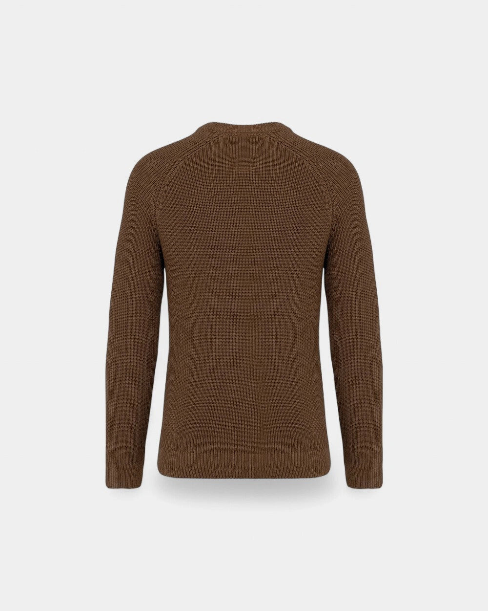 Ekologiczny męski sweter o grubym splocie z logo - 5