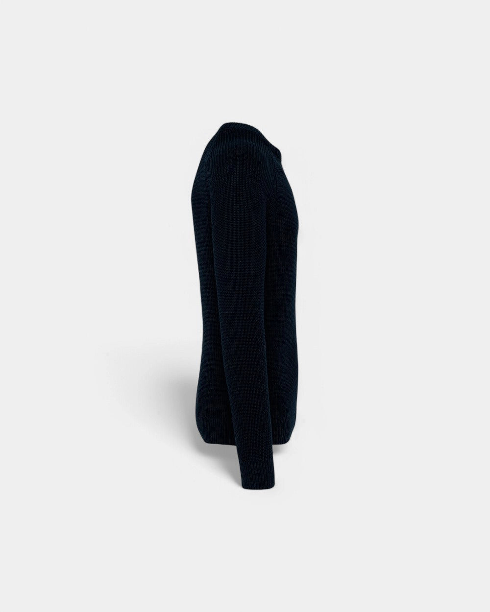 Ekologiczny męski sweter o grubym splocie z logo - 8