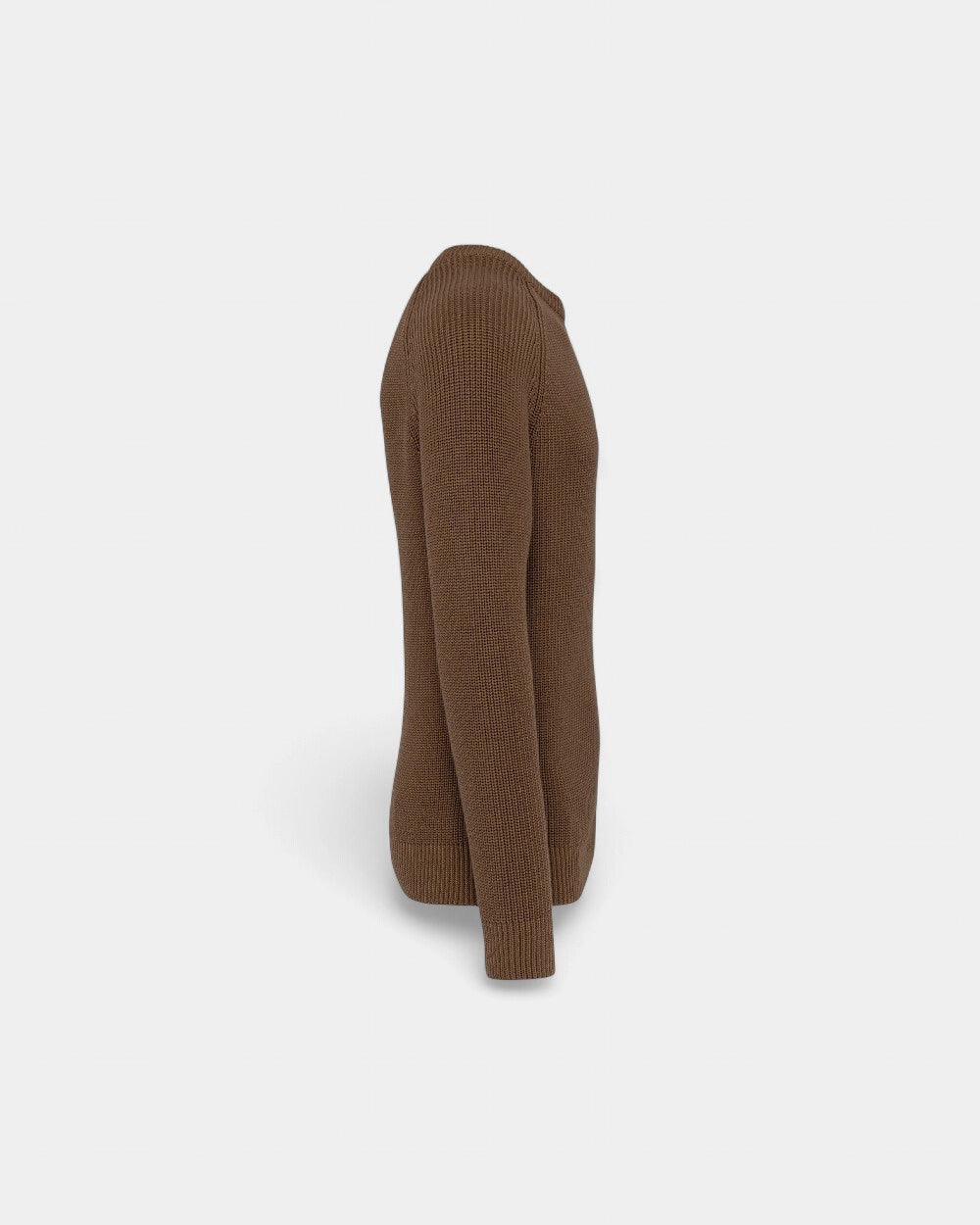 Ekologiczny męski sweter o grubym splocie z logo - 9