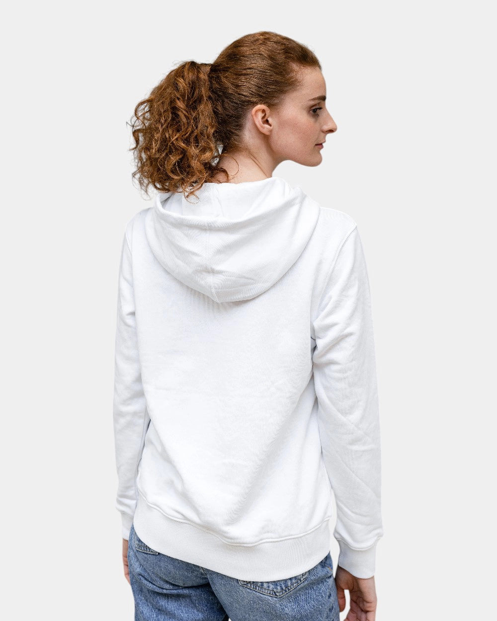 Damska bluza z kapturem Made in France z logo - 3
