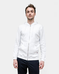 Męska bluza z kapturem na zamek Made in France z logo - 5